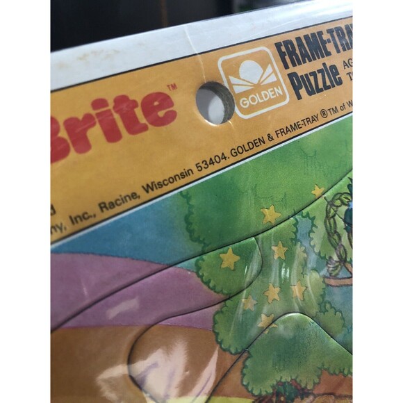 Vtg 1983 Rainbow Brite Golden Hallmark Frame-Tray Puzzle Kids Activity Game - Picture 11 of 11
